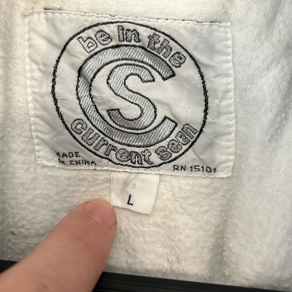 Vintage Current Seen Acid Wash Quilted jacket / shacket. Oversized Large - Picture 2 of 7